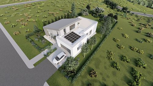 33514 In der schnell entwickelnden Siedlung von Zalacsány ist das neu gebaute Familienhaus von höchster Qualität zu verkaufen.