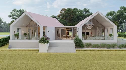 33871 Beautiful villa just outside Budapest with panoramic view and pool