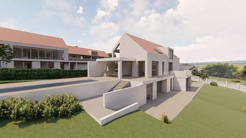 33873 Exklusive Villa: Riesiges Haus im Umland von Budapest mit Panoramasicht, Pool und jeglichen Extras in ruhiger exklusiver Lage
