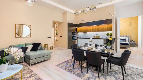 56036 Beautiful luxury apartment in the center of Budapest VI. district
